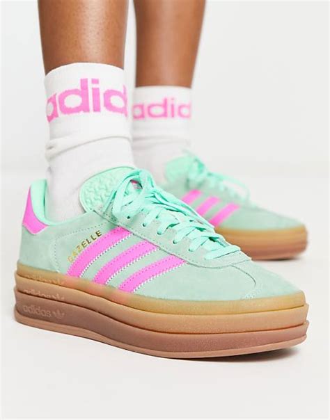 adidas schuhe damen gazelle bold|Adidas gazelle bold platform.